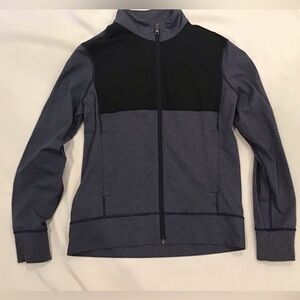 Lululemon men's Post Session Zip Front in heathered inkwell Size Small